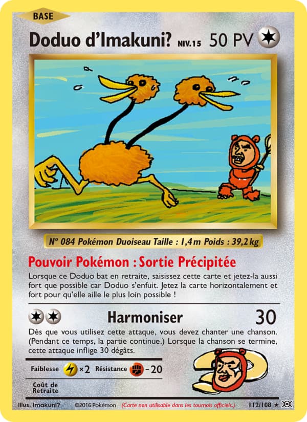 Doduo d\'Imakuni? 112 XY Évolutions