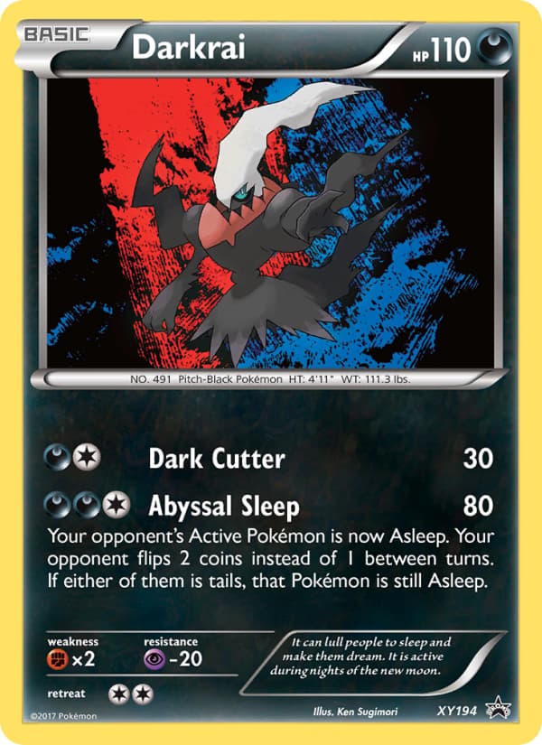 Darkrai XY194 XY XY Black Star Promos EN