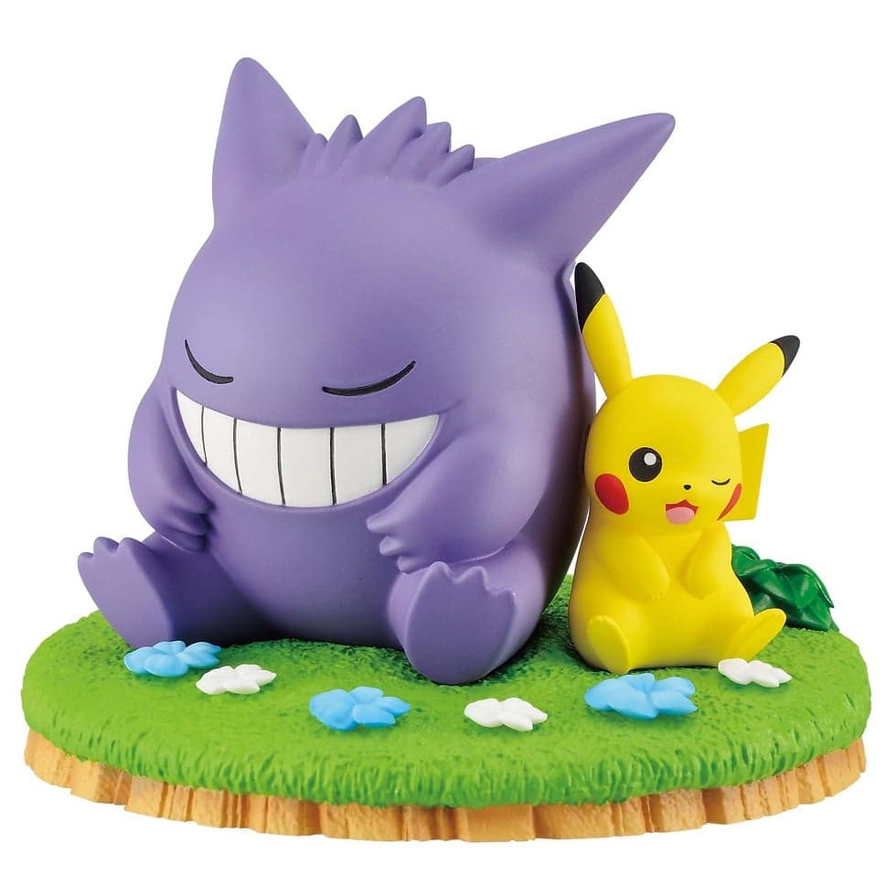 Pokémon - Gengar & Pikachu Static Figure 8cm