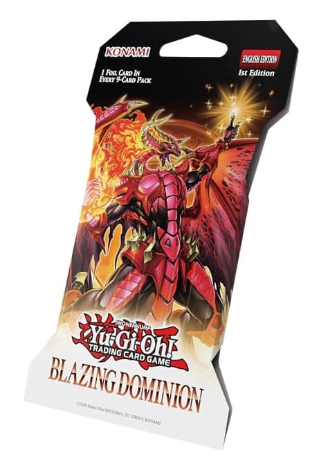 Yu-Gi-Oh! JCC - Pack de Booster Blazing Dominion (Blister cartonné) - FR