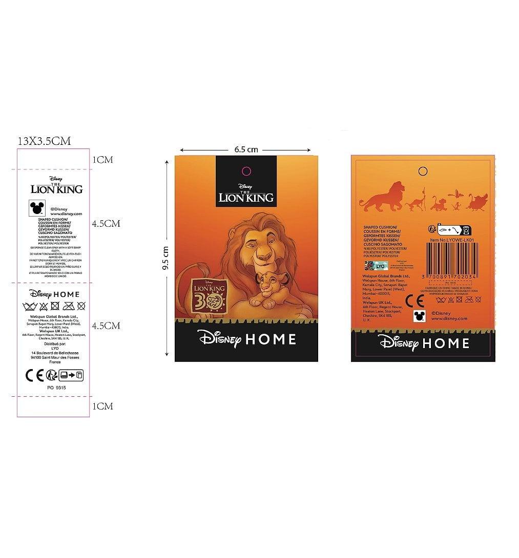 Disney - Le Roi lion - Coussin Cube Premium (25x25x25cm)