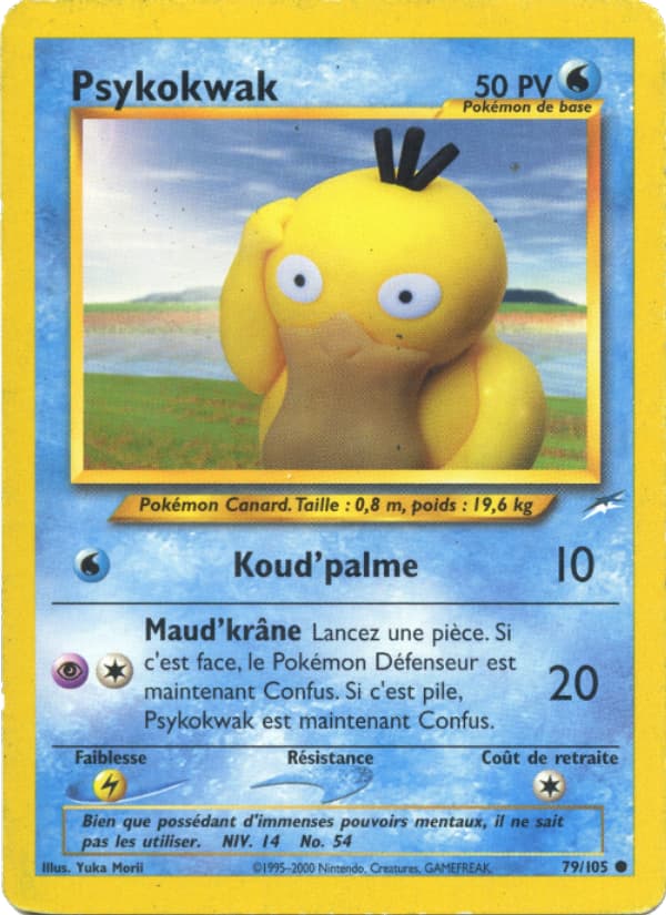 Psykokwak 79 Neo Destiny - Psyduck  - Cartes