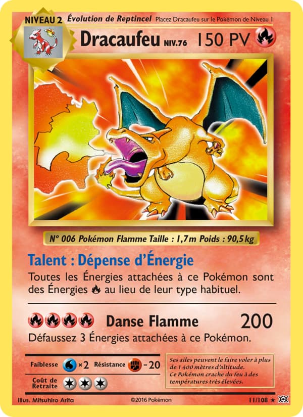 Dracaufeu 011 XY Évolutions