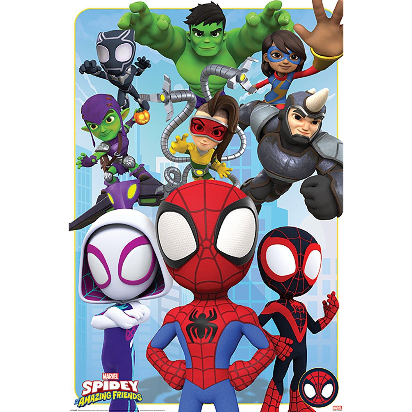 PL 18 - Spidey et ses amis extraordinaires (Goodies and Baddies) - Maxi Poster 91x61cm