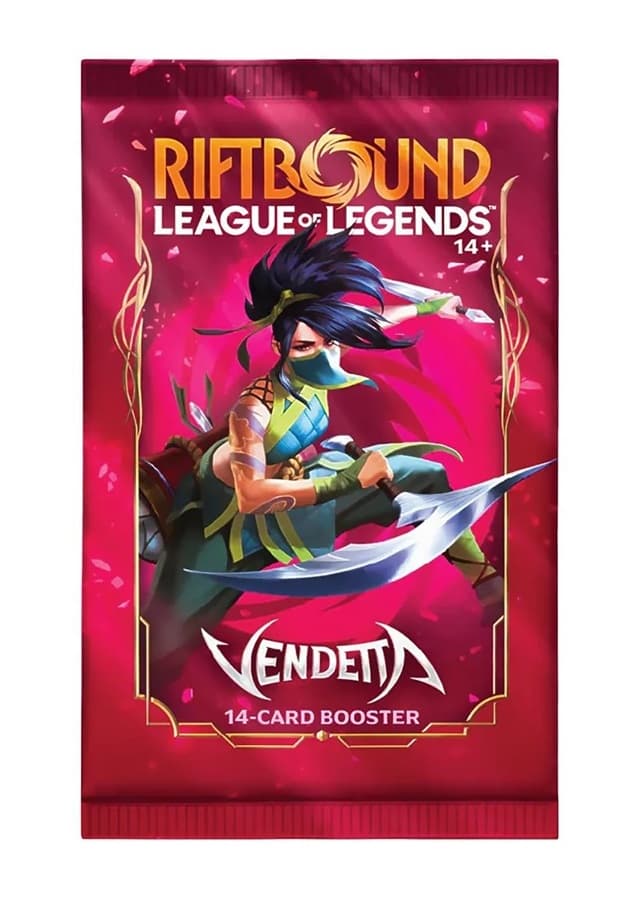 Riftbound: League of Legends JCC - Pack de boosters Quatrième set : Vendetta - FR