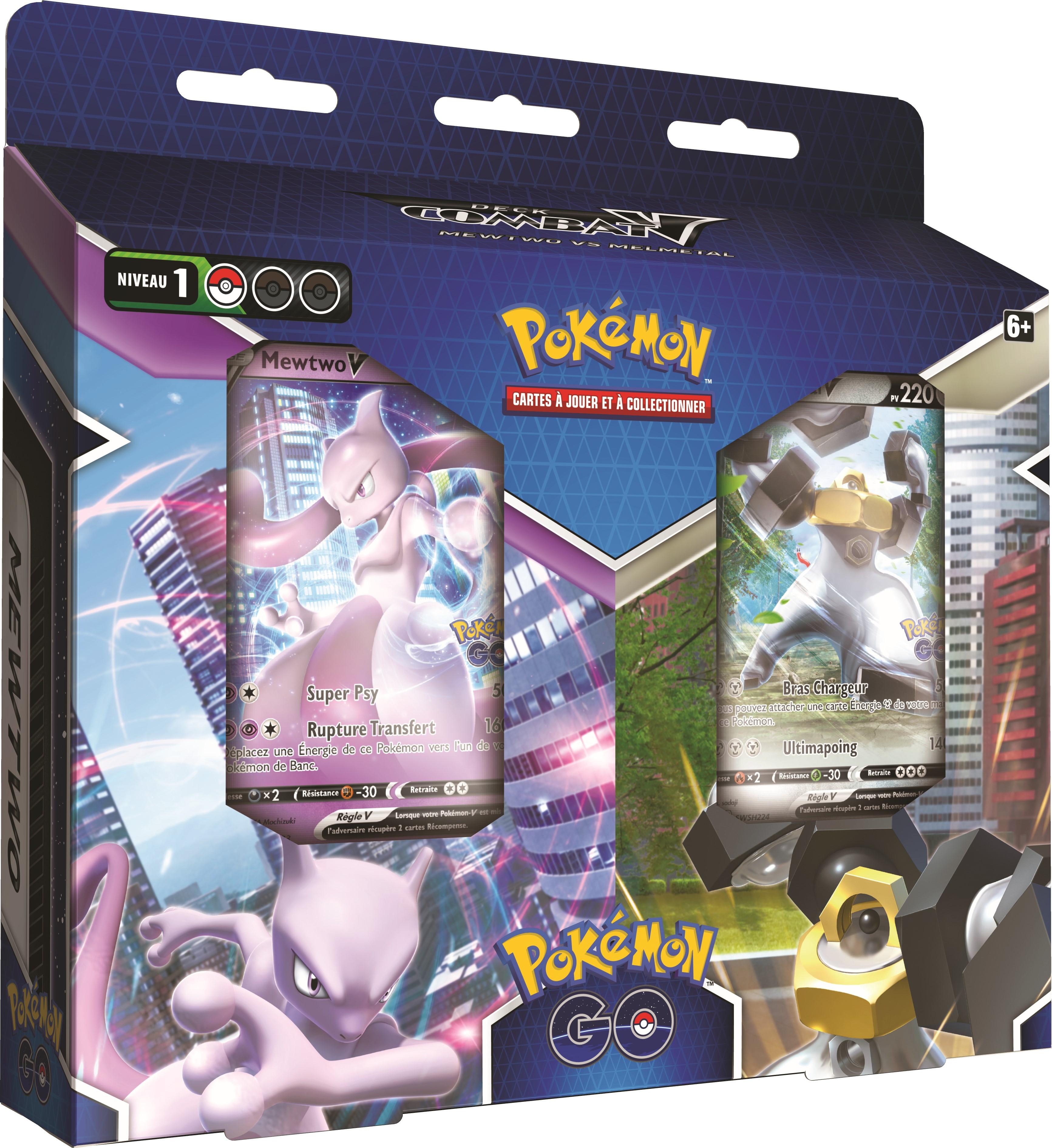 Pokémon JCC - ENG - Deck de Combat-V Pokémon GO - Mewtwo-V vs Melmetal-V
