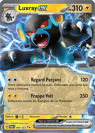 Luxray ex 068 Ecarlate & Violet Mascarade Crépusculaire EV06