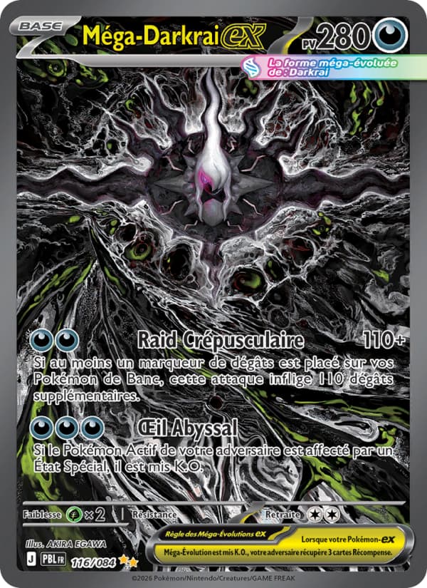 Méga-Darkrai-ex 116 Méga-Évolution Nuit Noire ME05
