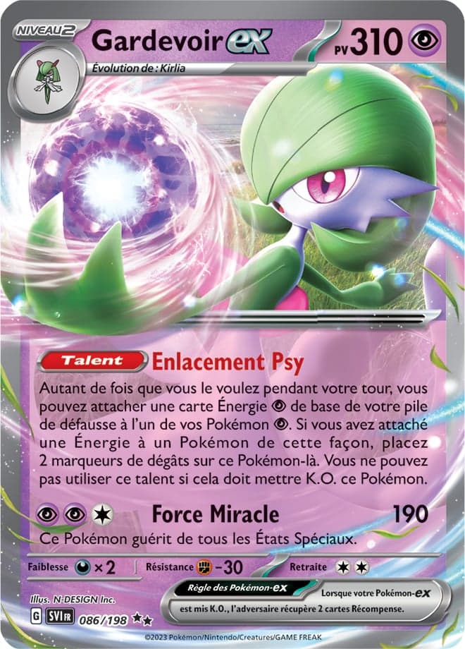 Gardevoir ex 086 Ecarlate & Violet EV01