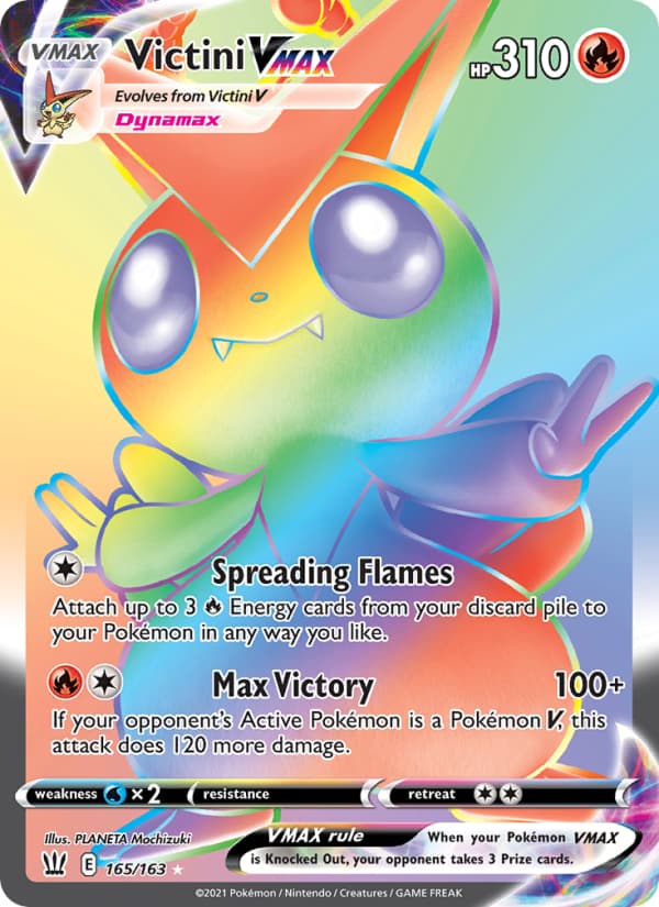 Victini VMAX 165 Sword & Shield Battle Styles EN