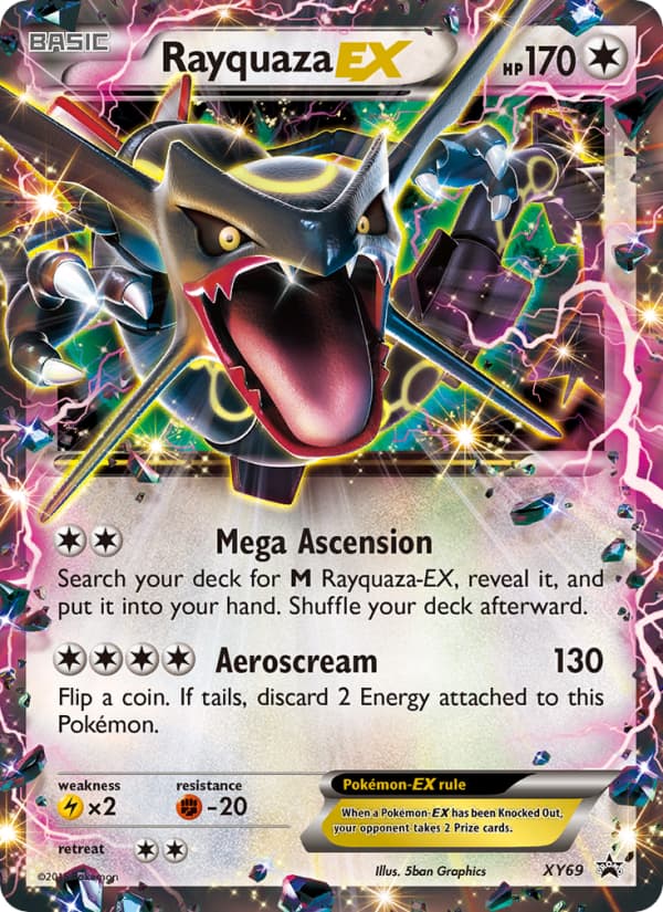 Rayquaza EX XY069 XY XY Black Star Promos EN
