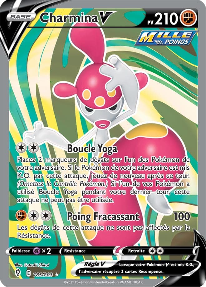 Charmina V 185 Épée & Bouclier Évolution Céleste EB07