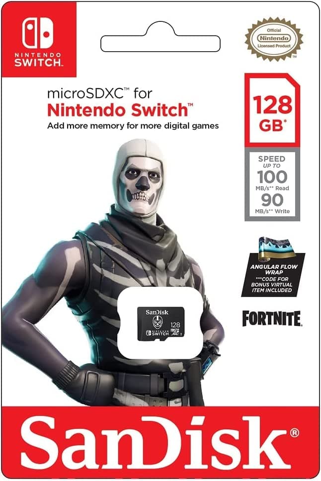 SanDisk - microSDXC UHS-I Memory Card 128 GB Fortnite Edition voor Nintendo Switch, Switch Lite en Switch OLED