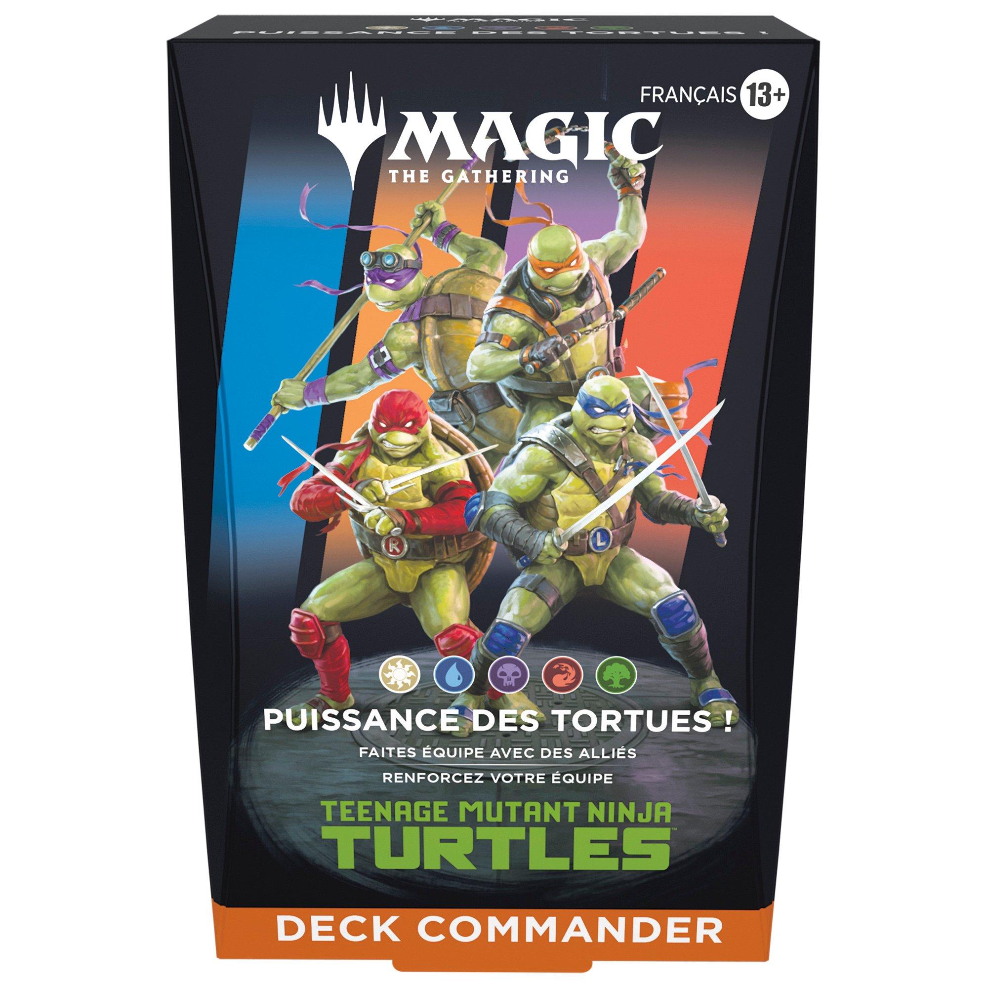Magic: The Gathering - Deck Commander Teenage Mutant Ninja Turtles : Puissance des Tortues ! - FR