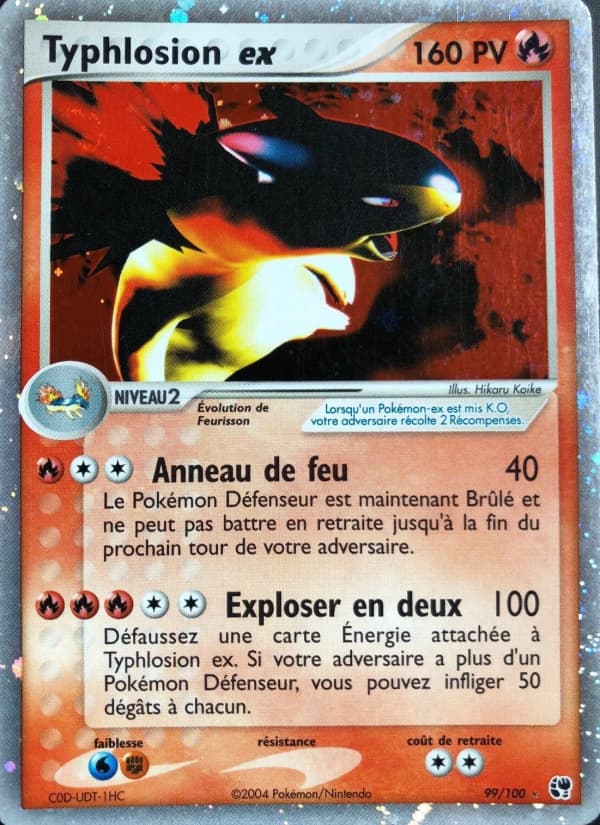 Typhlosion EX 099 EX Tempête de Sable EX02
